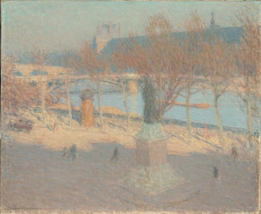 La Senna vista dal Quai Voltaire - musées d'Orsay, Parigi